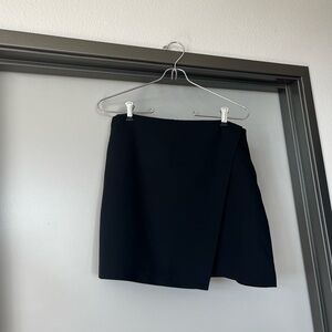 Abercrombie & Fitch Black Wrap Skort